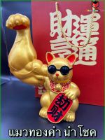 โมเดล แมวโชคดี สีทองนำโชค สูง 30 เซ็น Model Lucky cat tall 30CM