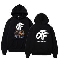 OTF เสื้อมีฮู้ดการ์ตูนแนวกอธิคแขนยาวลำลองแฟชั่นแนวสตรีทเสื้อกีฬาแขนยาวพิมพ์ตัวอักษรฮิปฮอปฤดูใบไม้ร่วงและฤดูหนาวฮาราจูกุ