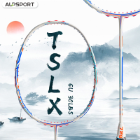 ALP TSLX คาร์บอนไฟเบอร์100% คู่แบดมินตันแร็กเก็ต Ultralight 6U 72G Max ความตึงเครียด30LBS การฝึกอบรมสายแร็กเก็ตกระเป๋าความเร็ว