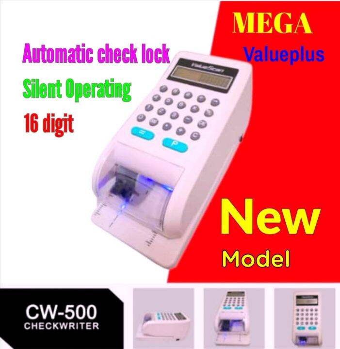 CW500 Electronic Checkwriter Machine/ Chequewriter Machine Lazada