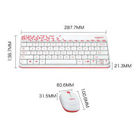 MK240 Nano USB Receiver Wireless Keyboard and Mouse Combo สำหรับแล็ปท็อปเดสก์ท็อปสำหรับโฮมออฟฟิศโดยใช้