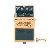 BOSS AC-3 ACOUSTIC SIMULATOR เอฟเฟ็กต์กีตาร์ BOSS รับประกันจากศูนย์ตัวแทนประเทศไท