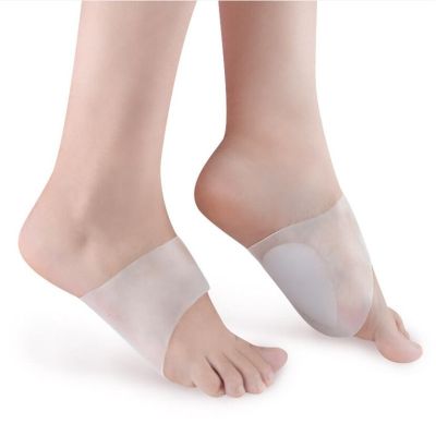 Silicone Gel Arch Support Soft Insoles Pad Pain Relief Plantar Fasciitis Massage Protection Flat Feet Orthopedic Corrector Sole Shoes Accessories