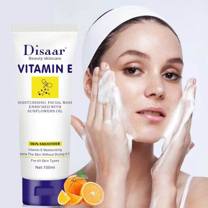 Disaar Sunflower Oil Vitamin E Moisturizing Facial Cleanser Face Wash