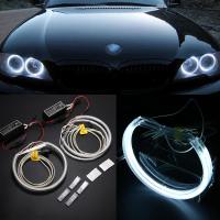 4X CCFL COB LED Angel Eye ไฟวงแหวนชุดหลอดไฟสำหรับ BMW E46 E36 E39