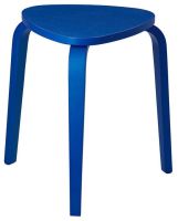 KYRRE Stool, bright blue (ชือร์ เก้าอี้สตูล, ฟ้าเข้ม)