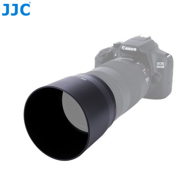 JJC ET-74B Reversible Lens Hood ใช้งานร่วมกับ Canon RF 100-400 มม. F5.6-8 และ EF 70-300 มม. f4-5.6 เลนส์สำหรับ Canon R RP Ra R5 R6 R3-Yrrey