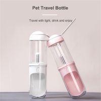 Pet Water Bottle Portable with bowl Multifunction Dog bowl Durable Outdoors Travel Portable Cat Drinking Feeder Dog accessories