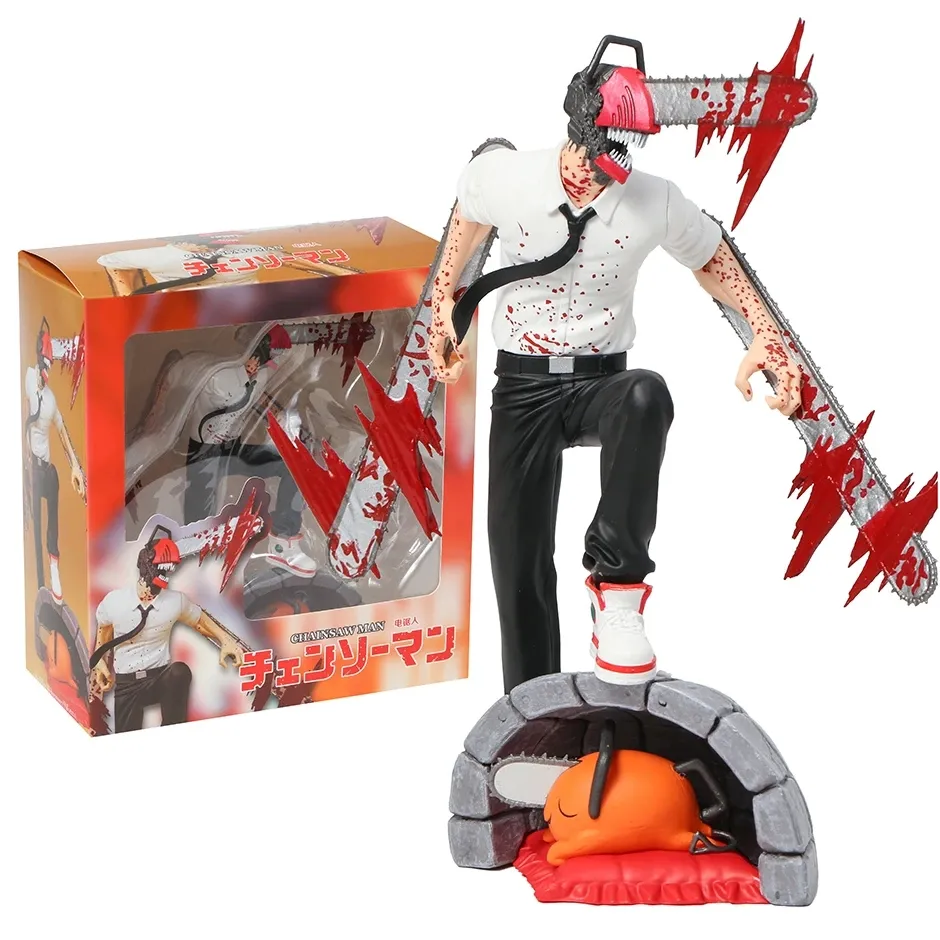 New Here  Power Chainsaw man anime figure statue  rStableDiffusion