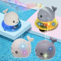 【cw】 Kids Infant Baby Electric Induction Sprinkler with Music Children Spray Bathing