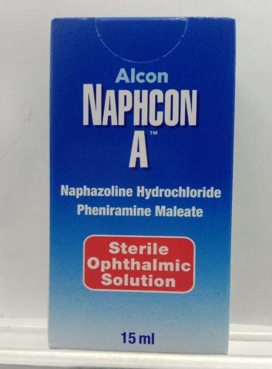 ALCON NAPHCON A EYE DROPS 15ML (NEW PACKAGING) Lazada
