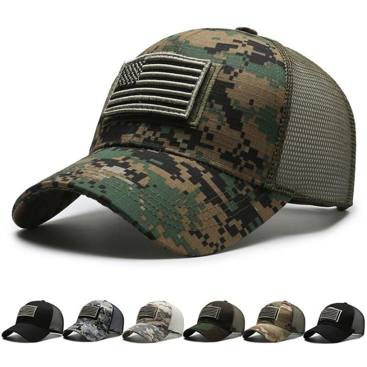 american-flag-camouflage-sticker-embroidered-baseball-cap-net-hat-men-outdoor-velcro-cap-adhesives-tape