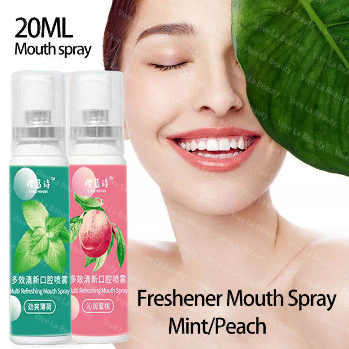 【Original】20ML Mouth Spray Reflesh Breath Freshener Small Portable Oral