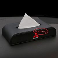 Bochang กล่องทิชชู่สำหรับรถยนต์มิตซูบิชิรุ่นพรีเมี่ยม,กล่องทิชชู่สำหรับผจญภัย KUDA Mirage Xpander L200 L300 Pajero GR วิวัฒนาการ Lancer Attrage Canter คุณภาพสูง