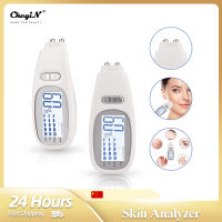 CkeyiN 3 In 1เครื่องวิเคราะห์ผิวแบบพกพา LCD Digital Facial Moisture Tester Face Oil Content Beauty Care Precision Detection Device