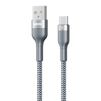 REMAX RC-173a 5A USB เป็น USB-C/ประเภท-C สายเคเบิลข้อมูลสายชาร์จเร็ว2เข้ากันได้อย่างสมบูรณ์ความยาวสายเคเบิล: 1เมตร (เงิน)