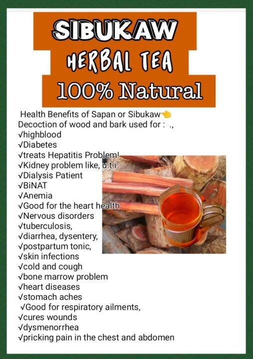 Sibukaw Herbal Tea 12 pcs Teabag/Sappan Wood 100 Natural Lazada PH