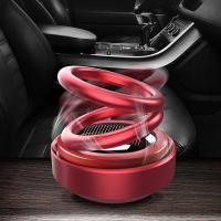 Xps พลังงานแสงอาทิตย์รถ Double Loop โรตารี่ Suspension Dashboard น้ำหอมที่นั่ง Air Freshener Auto Aromatherapy Diffuser ภายในรถ