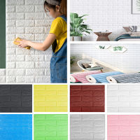 [hot]3D Wall Sticker Imitation Brick Bedroom Waterproof Self-adhesive DIY Wallpaper For Living Room TV Backdrop Wallpapers Home Decor