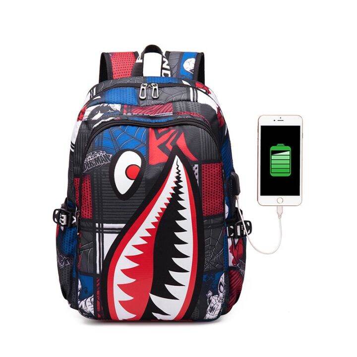 disney-spiderman-schoolbag-male-children-primary-school-students-fashion-trend-light-shark-simple-personality-backpack