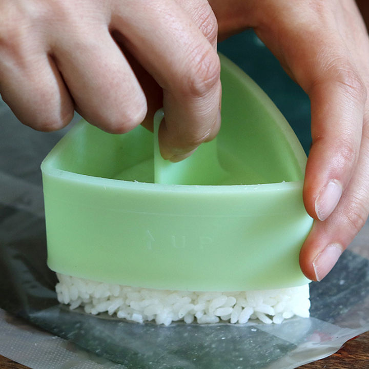 Diy Sushi Mold, Onigiri Rice Ball Food Press Triangular Sushi