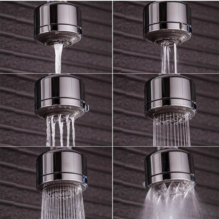 Full Function Pressurized Water Saving Spray Shower Head 360 Rotating