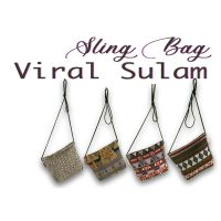 [Shop Malaysia] sling bag cross body bag sulam tribal beach casual men women summer