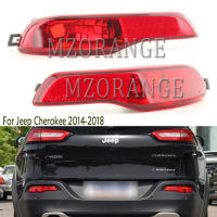 Red Rear Bumper Reflector Light For Jeep Cherokee 2014-2018 Fog Lamp Taillamp Taillight LeftRight Car Parts