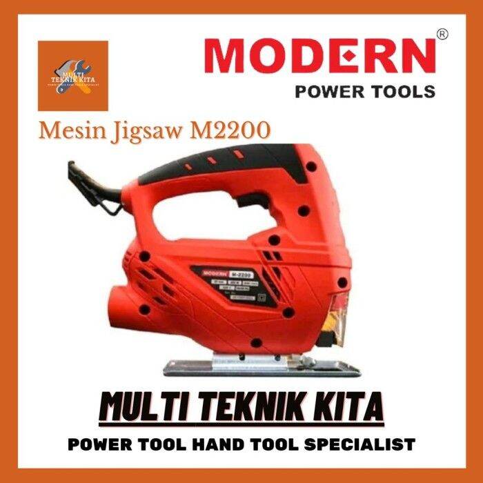 MODERN Mesin Gergaji Listrik M2200 Mesin Jigsaw Mesi Gergaji Triplek ...