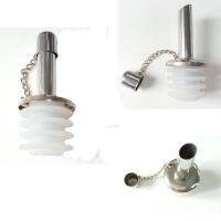 【❖New Hot❖】 lichangming เอียง Spout Pourers ที่มี Matel หัวปั๊มขวดสแตนเลสไวน์น้ำมันราดเบียร์ขวด Sper ปลั๊กแชมเปญงานแต่งงาน Pourer