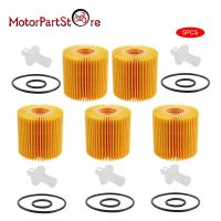 ‘；【。 5Pcs Oil Filter For Toyota Camry RAV4 Highlander Scion Lexus ES350 RX350 RX450H GS350 ES300H 04152-YZZA1 0415231090 04152YZZA1