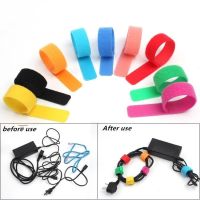 Self Adhesive Nylon Velcro Cable Tie / Reusable Strong Hooks Loops Cable / Fastener Velcro Straps Tape / Management Belt Marker Straps Accessories