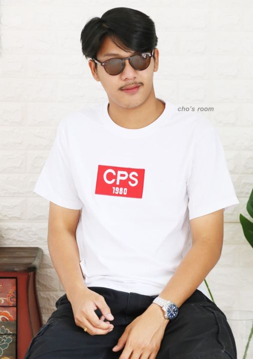 เสื้อยืดแขนสั้น-chaps-1980-งานปัก-cps-1980