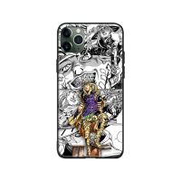 JoJo เคสเคสครอบโทรศัพท์ซิลิโคนนิ่มตัวการ์ตูนผจญภัยแบบแปลกประหลาดสำหรับ iPhone 7 8 14 Plus X XR XS 11 12 13 Mini 14 Pro Max