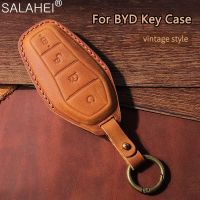 Car Key Cover Case Shell Bag Holder For BYD Song Pro Han EV E2 S2 535 E1 Max Tang Dm Qin PLUS Yuan Dolphin Atto 3 Auto Accessory