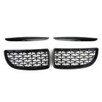 Artudatech 51712151895 51712151896 51712151897 51712151898 Meteor Black Kidney Mesh Grille สำหรับ BMW E90 3 Series ซีดาน2005-2008