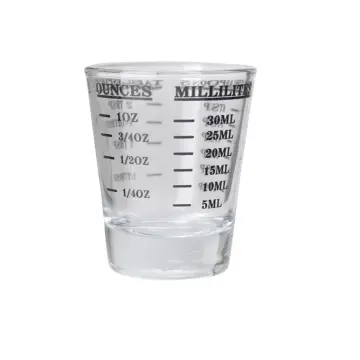 Baluue 10mL Lab Graduated Measuring Cup With Spout Wide Mouth