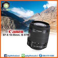 SALE Canon Lens EF-S 18-55 mm. IS STM * Black - รับประกันร้าน Digilife Thailand 1ปี ##กล้องถ่ายรูป ถ่ายภาพ ฟิล์ม อุปกรณ์กล้อง สายชาร์จ แท่นชาร์จ Camera Adapter Battery อะไหล่กล้อง เคส