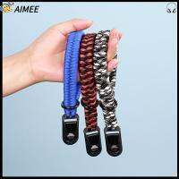 AIMEE สายรัดข้อมือกล้อง เอสแอลอาร์ อะไหล่สำหรับเปลี่ยน ผ้าทอมือ ปล่อยอย่างรวดเร็ว ไนลอนถักเปีย สายคล้องกล้อง