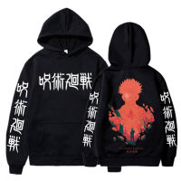 Jujutsu Kaisen Print Hoodies Man Anime Ryomen Sukuna Harajuku Hooded Sweatshirts Hoody Autumn Spring Hoodie Streetwear Size XS-4XL