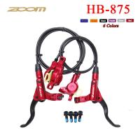 ZOOM HB-875 Bicycle Hydraulic Brake Set Mountain Bikes Brake 800mm/1400mm HB875 MTB Oil Pressure Brake Caliper Cycling Parts Other Bike parts