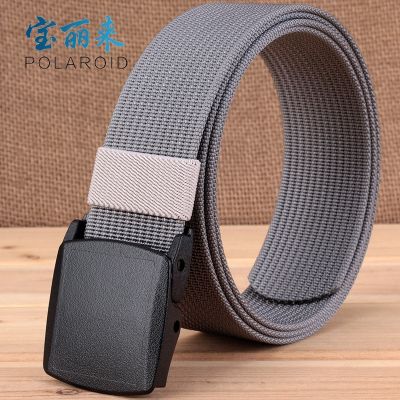 The new 13 pit belt thickening male outdoor travel light nylon smooth green buckle ♂◇☈