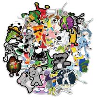 [COD] 50 pieces of cool wipe graffiti stickers car refrigerator computer mobile phone water cup waterproof wholesale