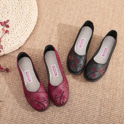 [COD] Elderly shoes womens grandma non-slip soft bottom middle-aged and elderly old cloth single spring autumn new style