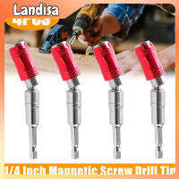 2pcs/4pcs 1/4inch Shank Steel Impact Magnetic Pivoting Drill Bit Tip Holder With Magnetic Lock