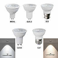 Ranpo หลอดไฟหรี่แสงได้9W ไฟ LED E27สปอตไลท์ GU10โคมไฟข้าวโพด MR16โคมไฟ Gu5.3 LED Bombilla 220V 240V สำหรับห้องนั่งเล่นหลอดไฟประหยัดพลังงานหลอดสีขาวนวล