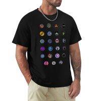 Kotlc Ability Pins (All) T-Shirt T-Shirt Short Korean Fashion Men T Shirt