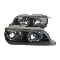 A pair Car Crystal Headlight For Toyota CHASER GX100 JZX100 1996 1997 1998 1999 Right and Left Headlights