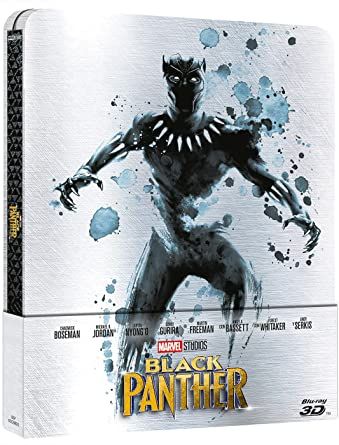 Black Panther แบล็ค แพนเธอร์ (Blu-ray 3D + Blu-ray + Steelbook) บลูเรย์ กล่องเหล็ก