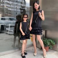 【YF】 Mother and Daughter Matching Clothing Women Dress for Mom Me Equal Elegant Dresses 2023 Summer Baby Girls Clothes